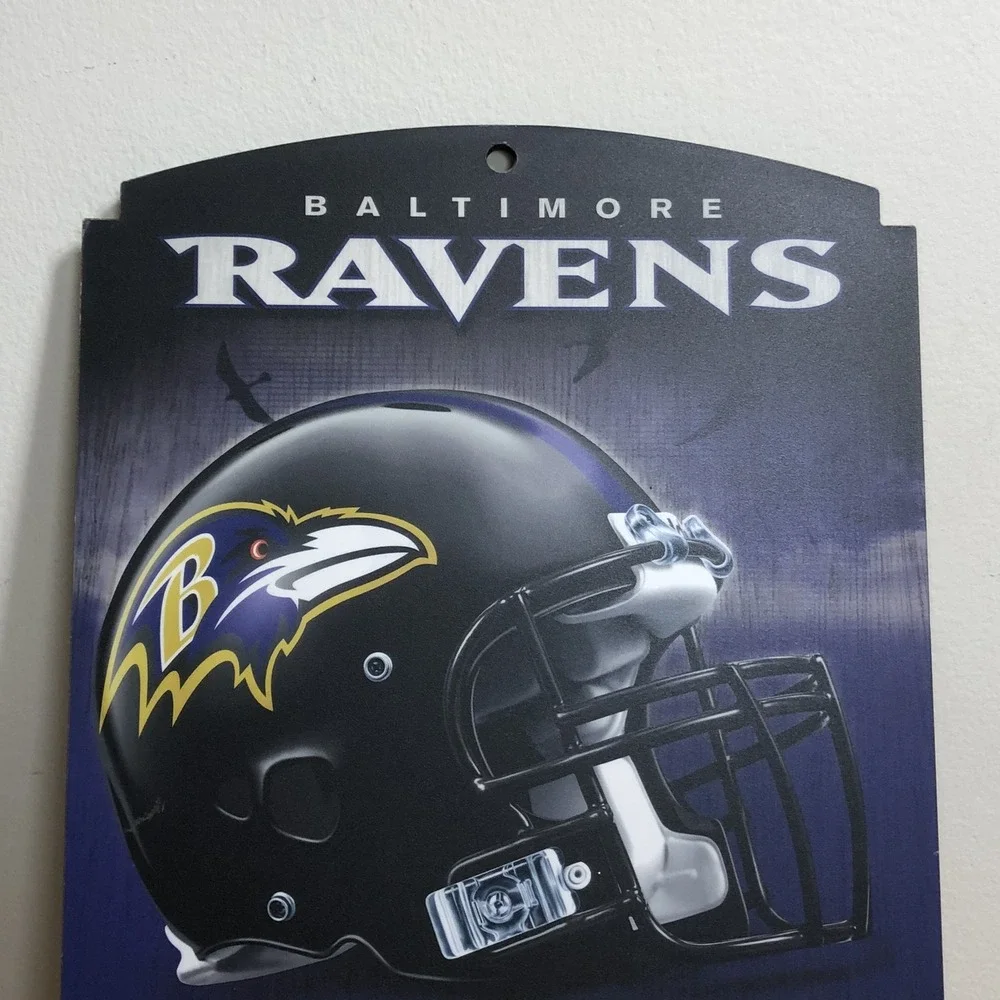 Baltimore Ravens Country NFL WinCraft Wooden Wall Decorative Sign 17
